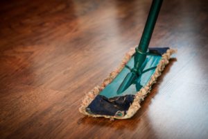 cleaning floor before you move in