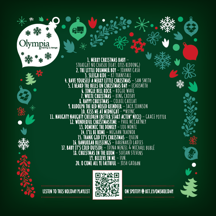 Olympia Moving Holiday Playlist 2015