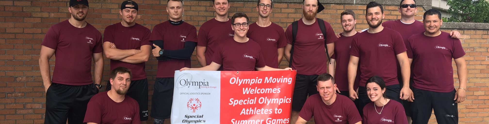 Olympia Moving Team Picture at special olympics