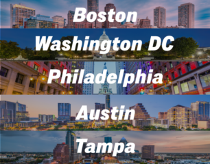 Boston moving company, Washington, D.C. moving company, Philadelphia moving company, Austin moving company, Tampa moving company